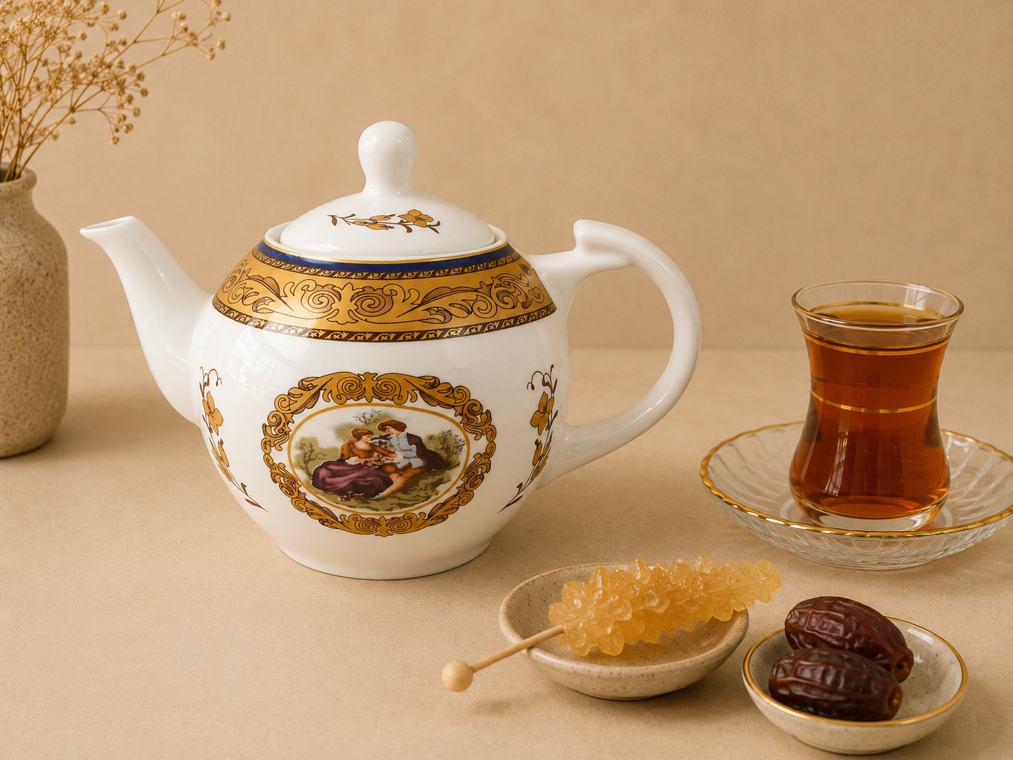 قوری چینی مارگریت