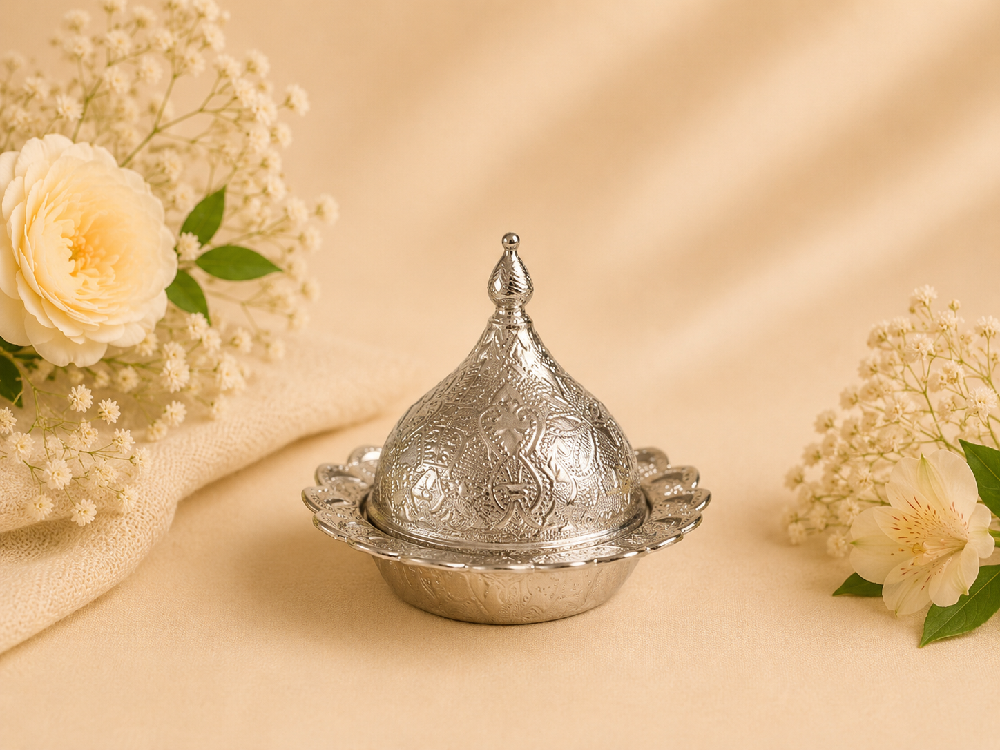 قندان (نقل خوری ) سیلور زارا اسنا