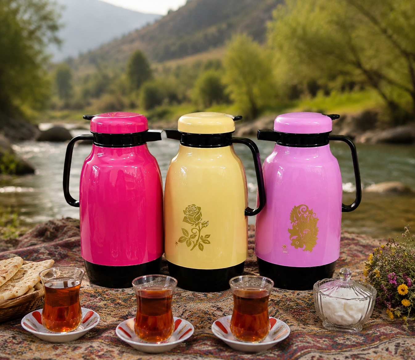 فلاکس چای  یک لیتر زرین