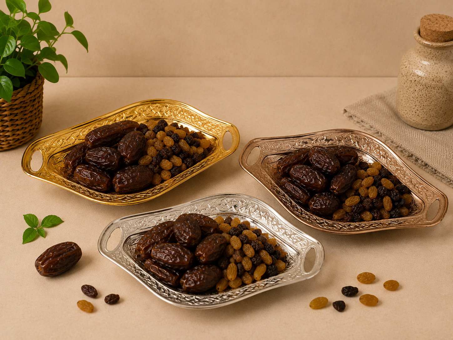 خرما خوری زارا ترکیه طلایی و سیلور