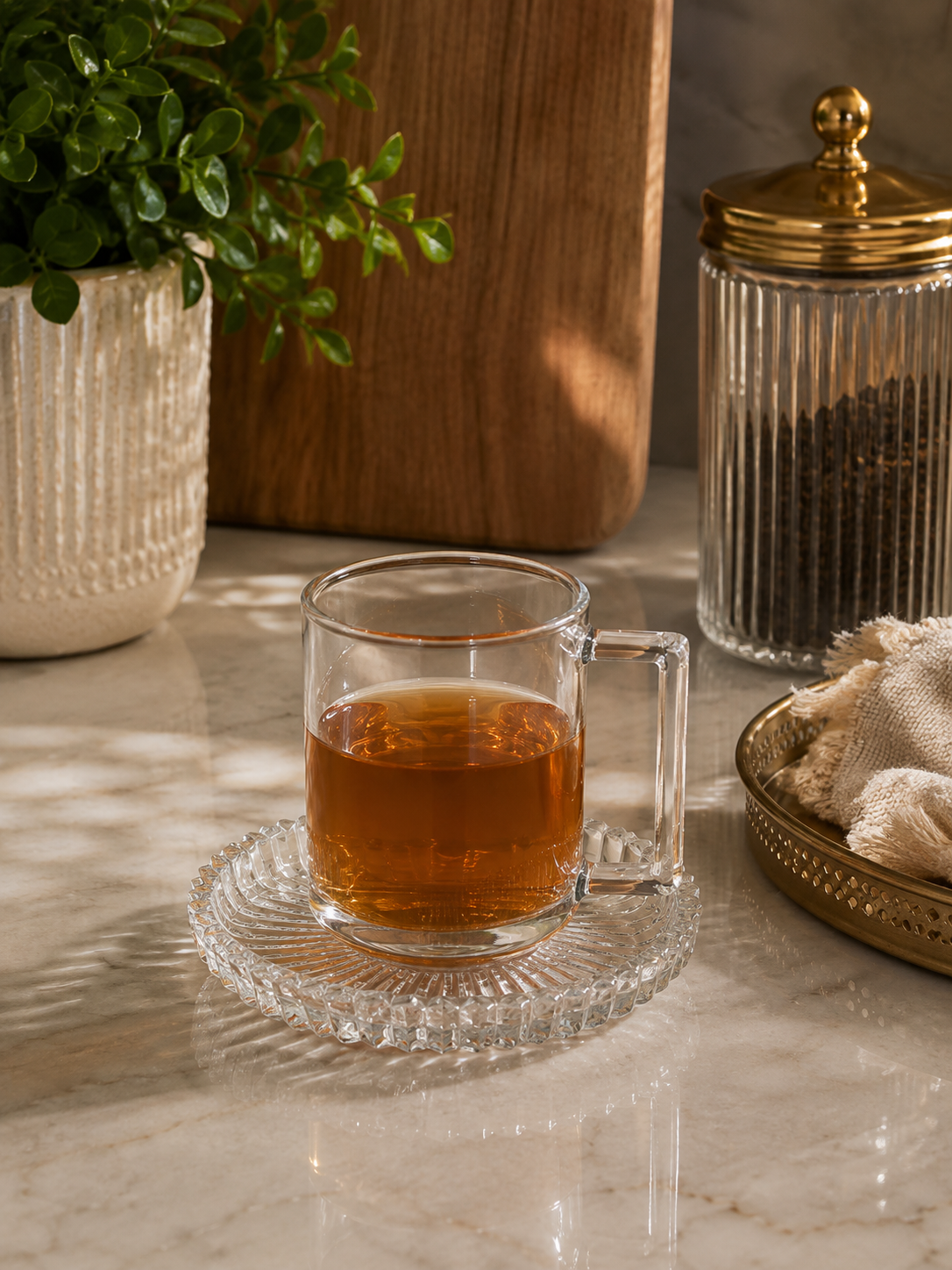 لیوان دسته دار اونیکس 6عددی